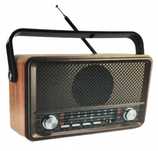 Radio sieciowe FM Hykker RETRO Kompaktowe Bezprzewodowe Super Jakość H