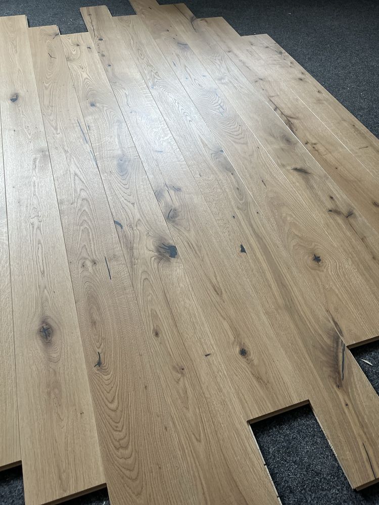 Deska Drewniana Dąb Rustic SCH, 13x140x2000mm, 4faza,olej BRESLAU