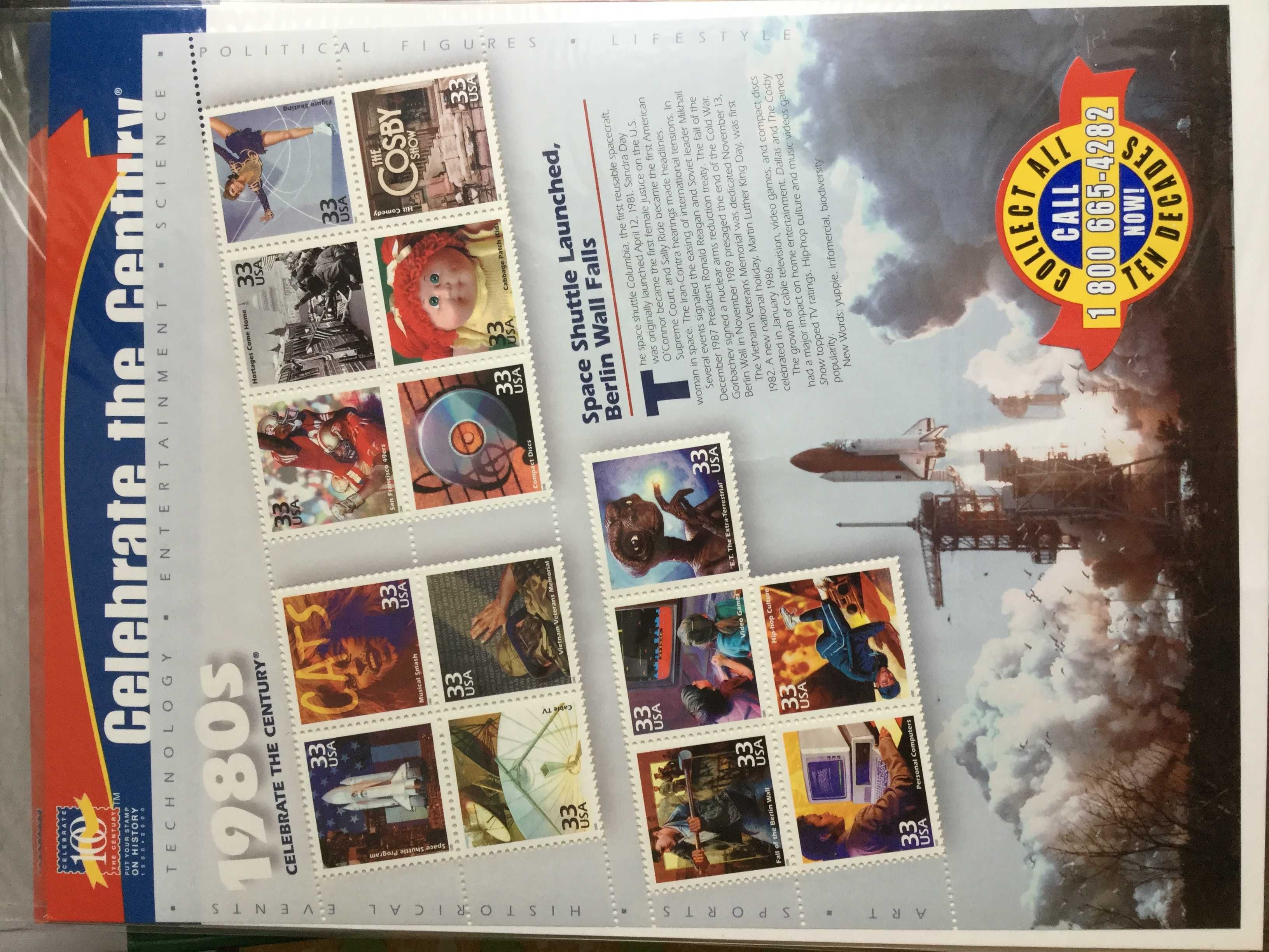 znaczki USA Pakiety kolekcjonerskie