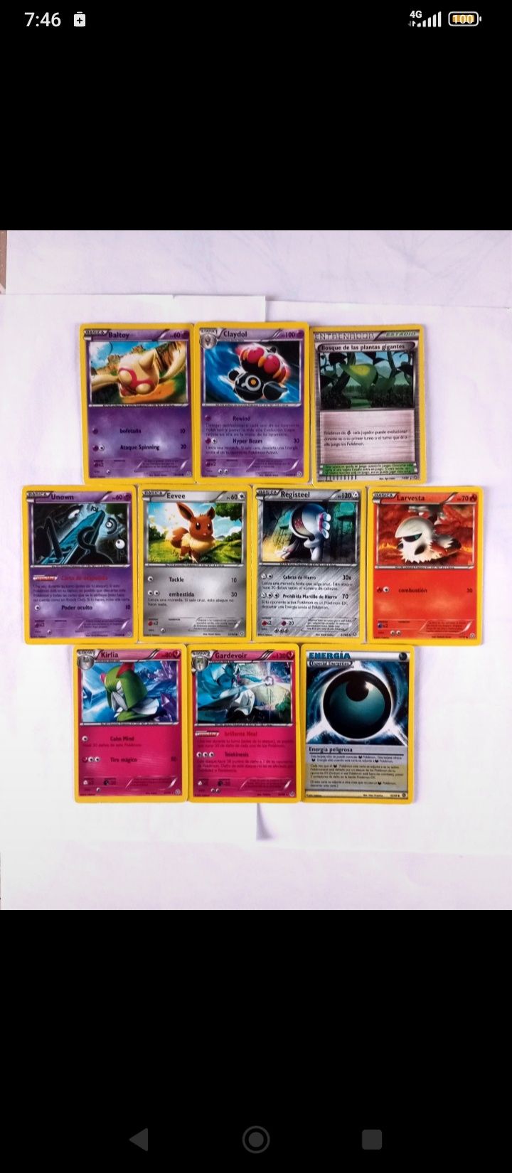 10 Cartas Pokémon