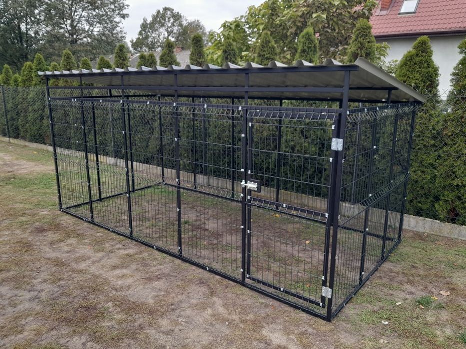 Kojec Boks Klatka Zagroda 3x2m Panelowy Panel 3D Wzmocniona Rama