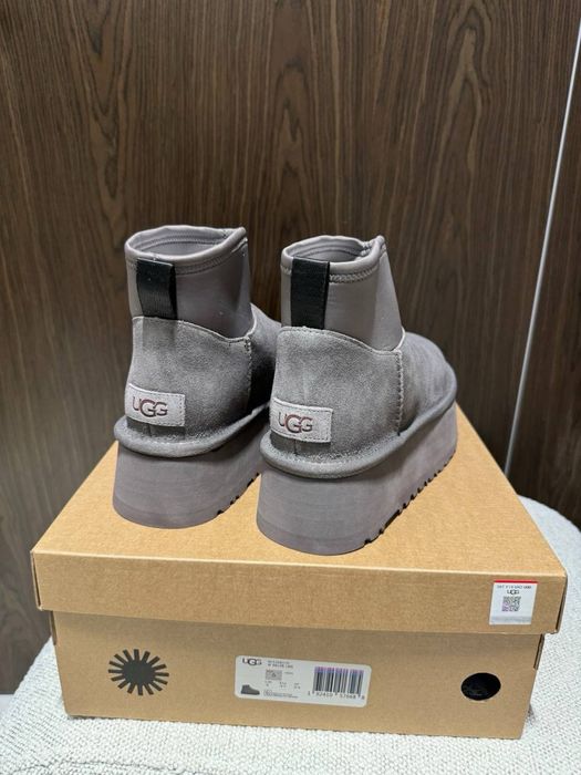 БЕЗ ПЕРЕДОПЛАТ‼️ Трендові зимові Ugg Mini Dippers Grey сірі уги