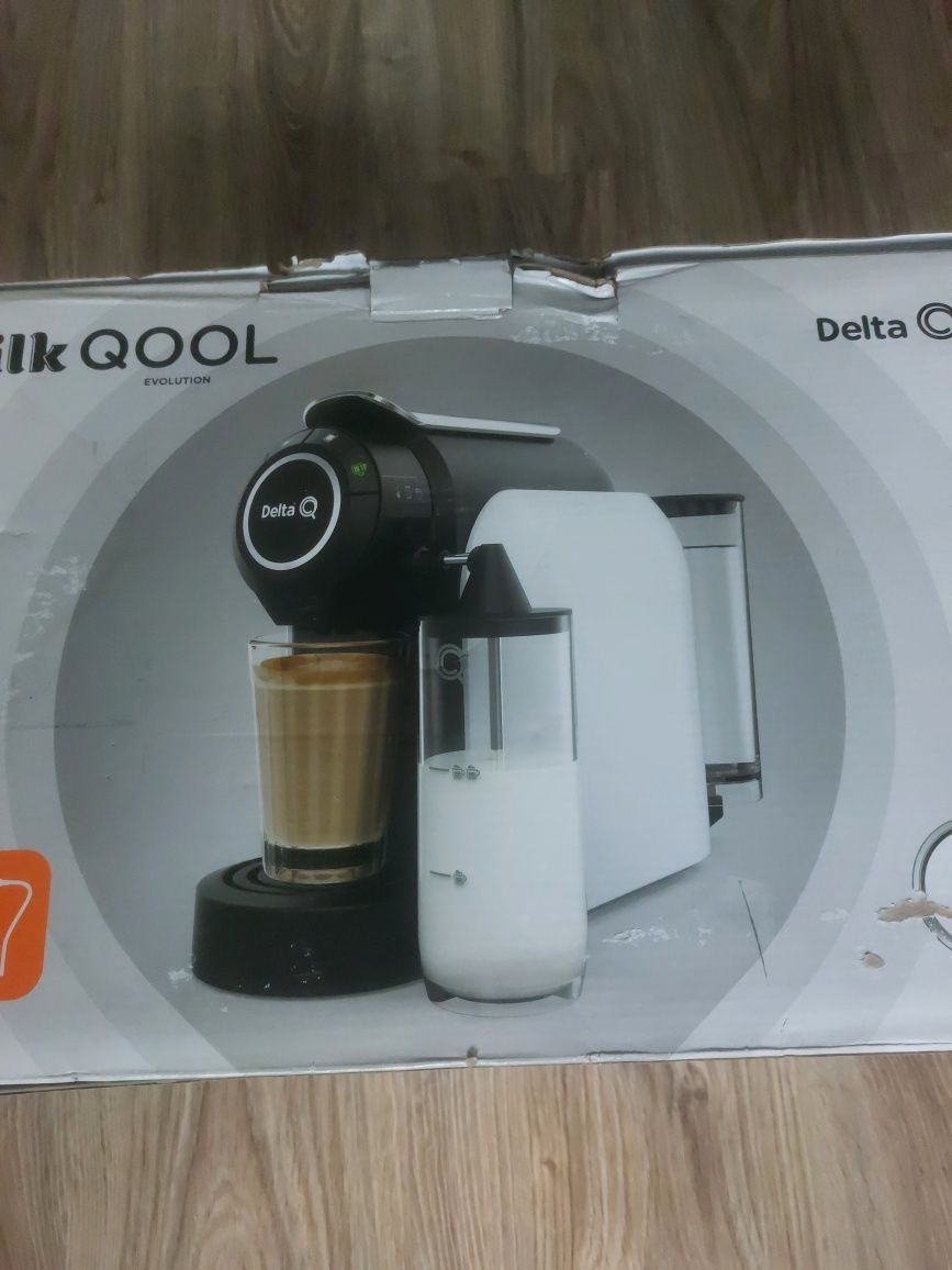 Nowy ekspress do kawy Delta Q qool milk na kapsułki