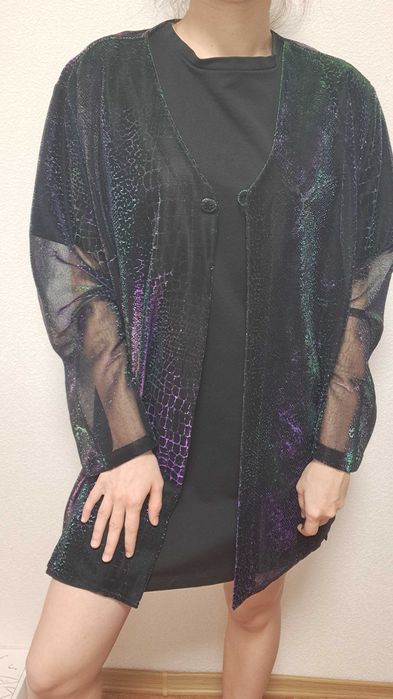 Прозрачная накидка хамелеон