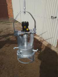 NOWA pompa zatapialna z rozdrabniaczem na silnik hydrauliczny 7kW staw