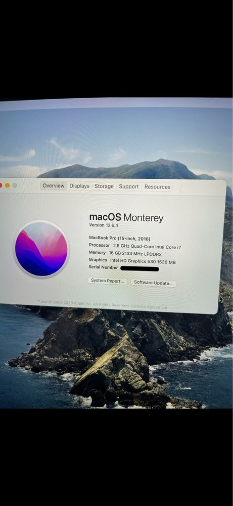 Macbook pro retina i7 touchbar troco