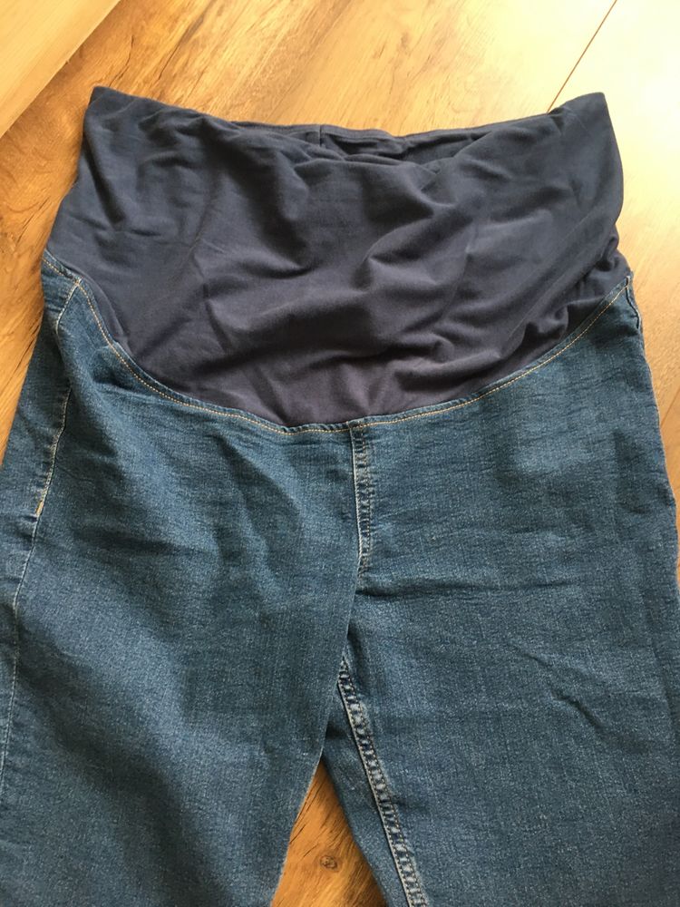 Jeansy spodnie ciążowe H&M r. XL