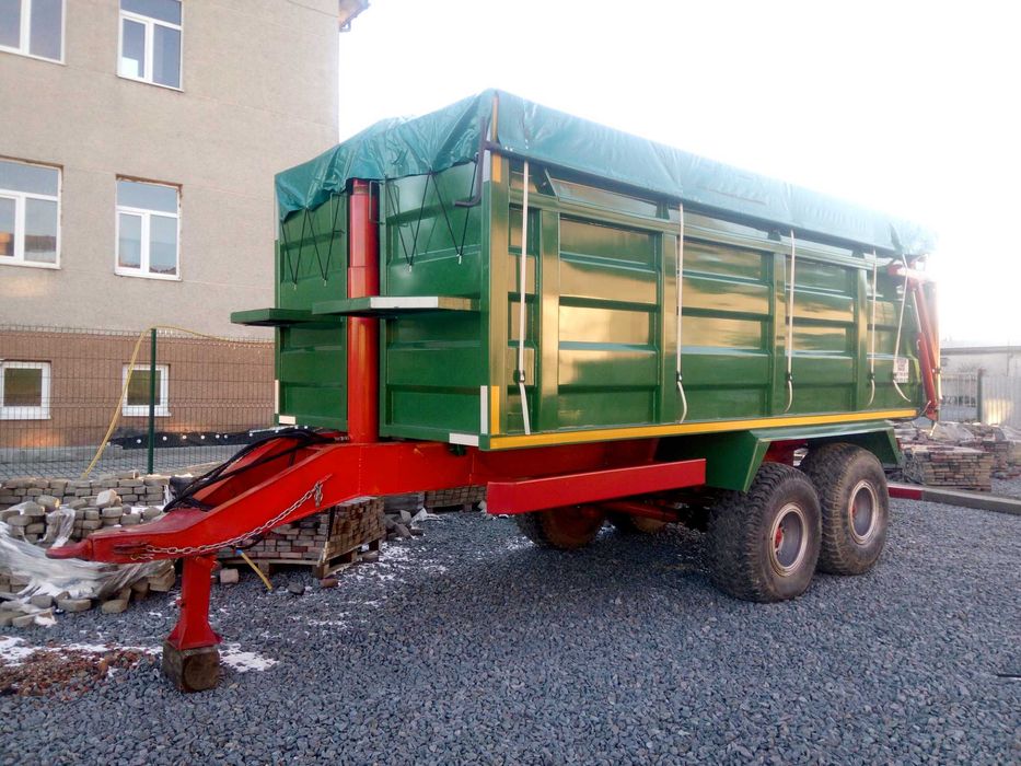 Тракторний самосвальний причіп 2НТС16.  2ПТС9 16 т.