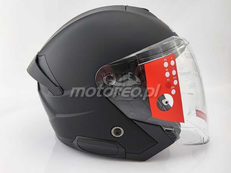 WYPRZEDAŻ Kask Otwarty Blenda LS2 OF618 VERSO 2 Czarny Mat