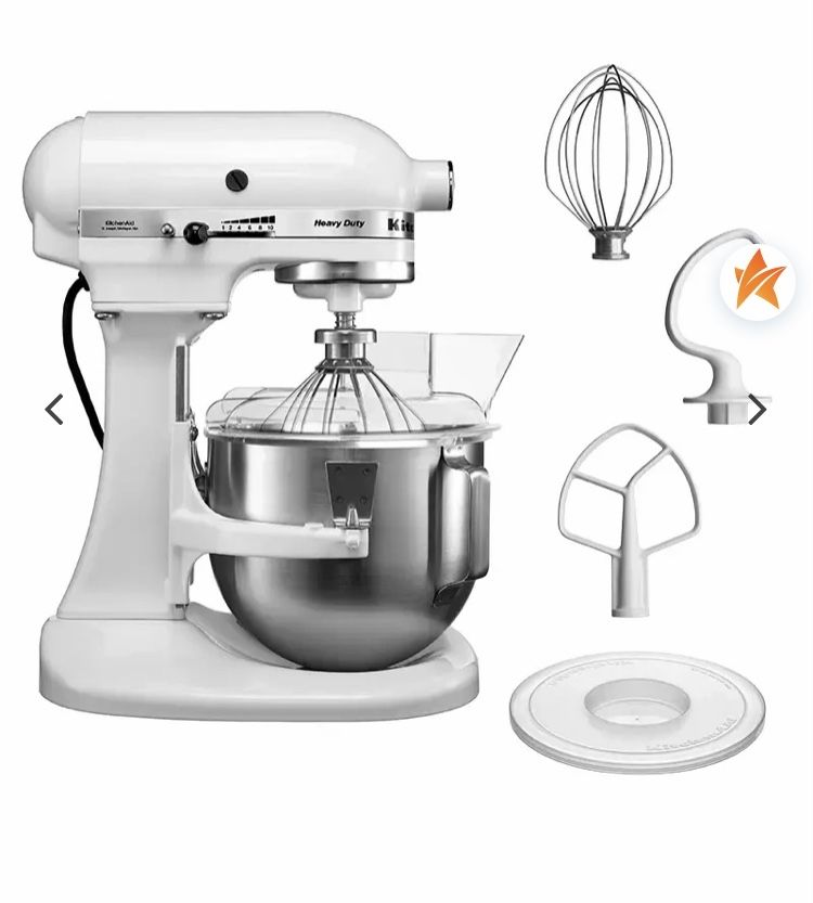 Міксер планетарний Kitchenaid Heavy Duty 5KPM5EWH білий