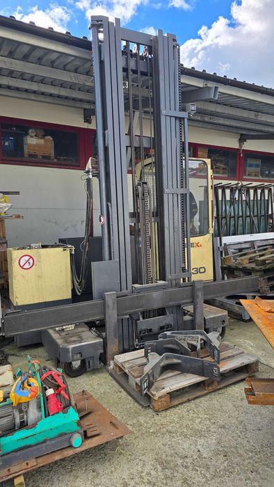 Wózek widłowy boczny HUBTEX MD30 48V 8kW – 2008 elektryczny wysoki 6m