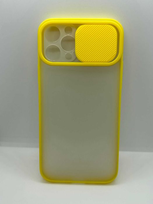 Obudowa Plecki Etui Case Iphone 12PRO Ochrona Aparatu Żółte kod 55