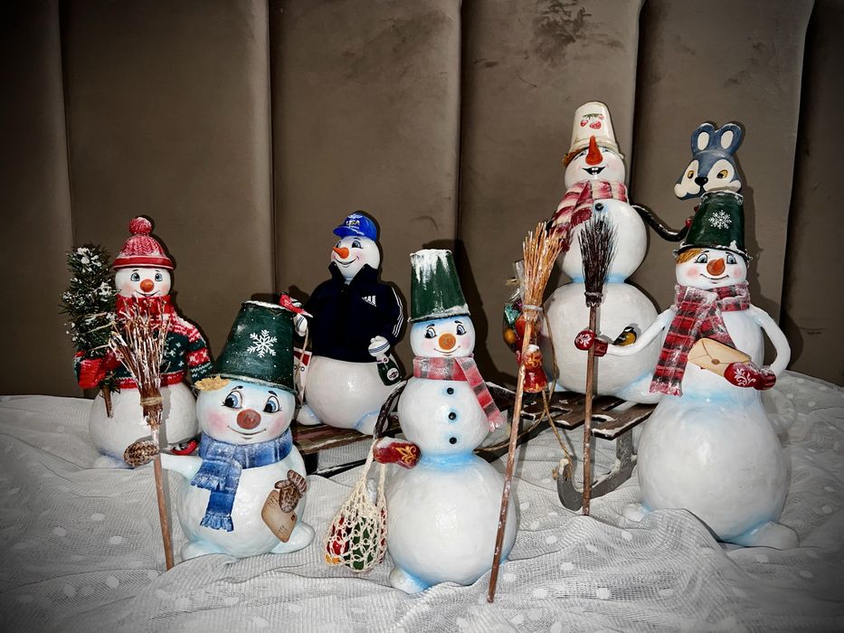 Дед мороз снегурочка игрушки елочные под елку ссср