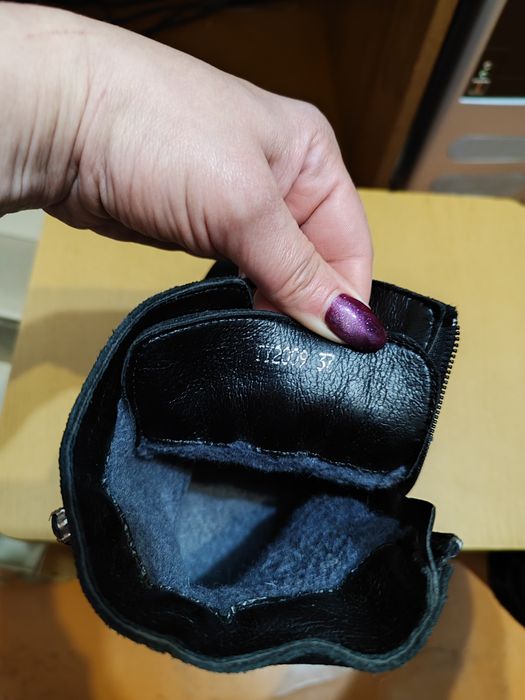 Черевики зимові з натуральної замші