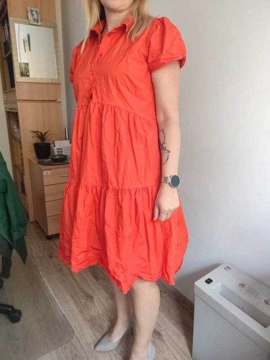 sukienka bawełniana rozm. XL firmy Reserved