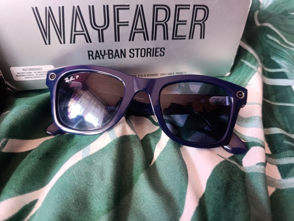 Okulary przeciwsłoneczne z funkcją kamery Wayfarer Ray-Ban Stories Fac