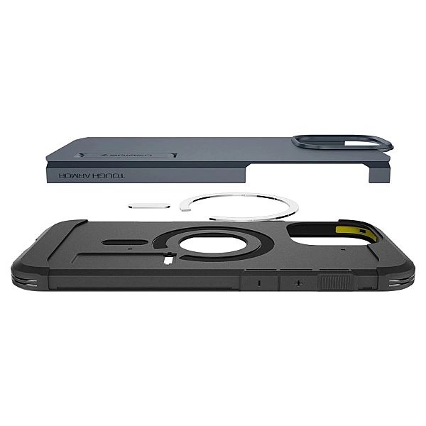 Spigen Tough Armor Mag Magsafe Iphone 16 Pro Max Metal Slate