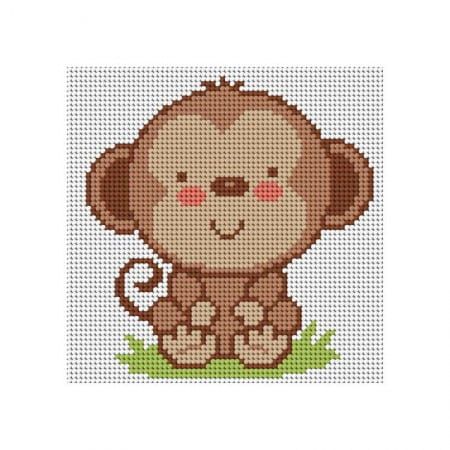 Zestaw do haftu małpka (1030)