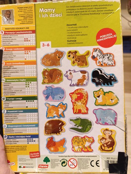 Puzzle mamy i ich dzieci