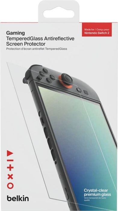 Захисне скло оригінальне Belkin Anti-Reflective для Nintendo Switch 2