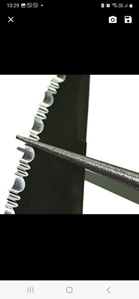 Точилка алмазна мусат для ножів гачків ножиць
