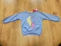 rozm 104 Nowa  niebieska bluza Unicorn