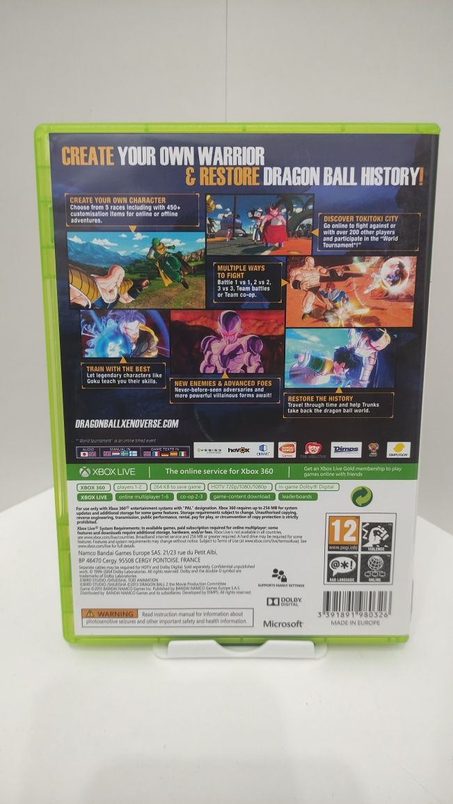 Dragon Ball Xenoverse xbox 360