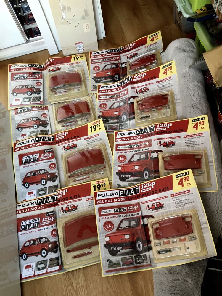Czasopismo- FIAT 126P HACHETTE numer 1 + numer 2 model,AUTA PRL