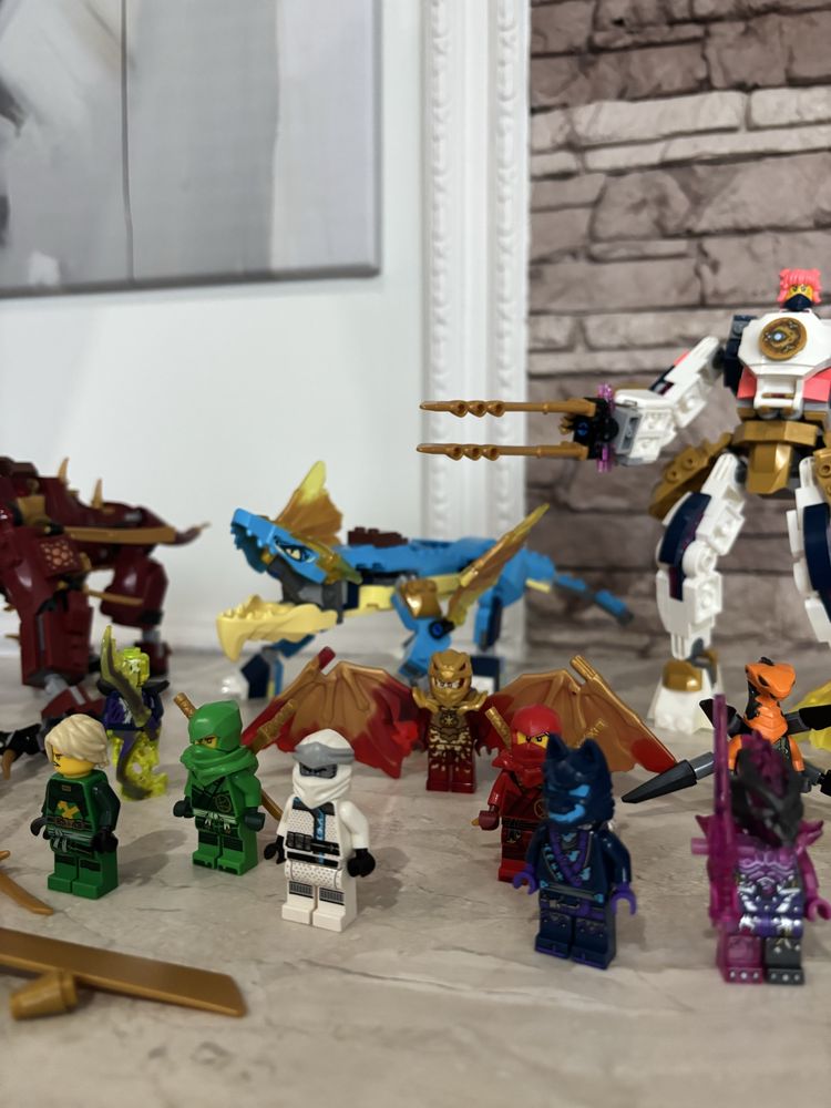 Lego ninjago 19 figurek smoki i mech
