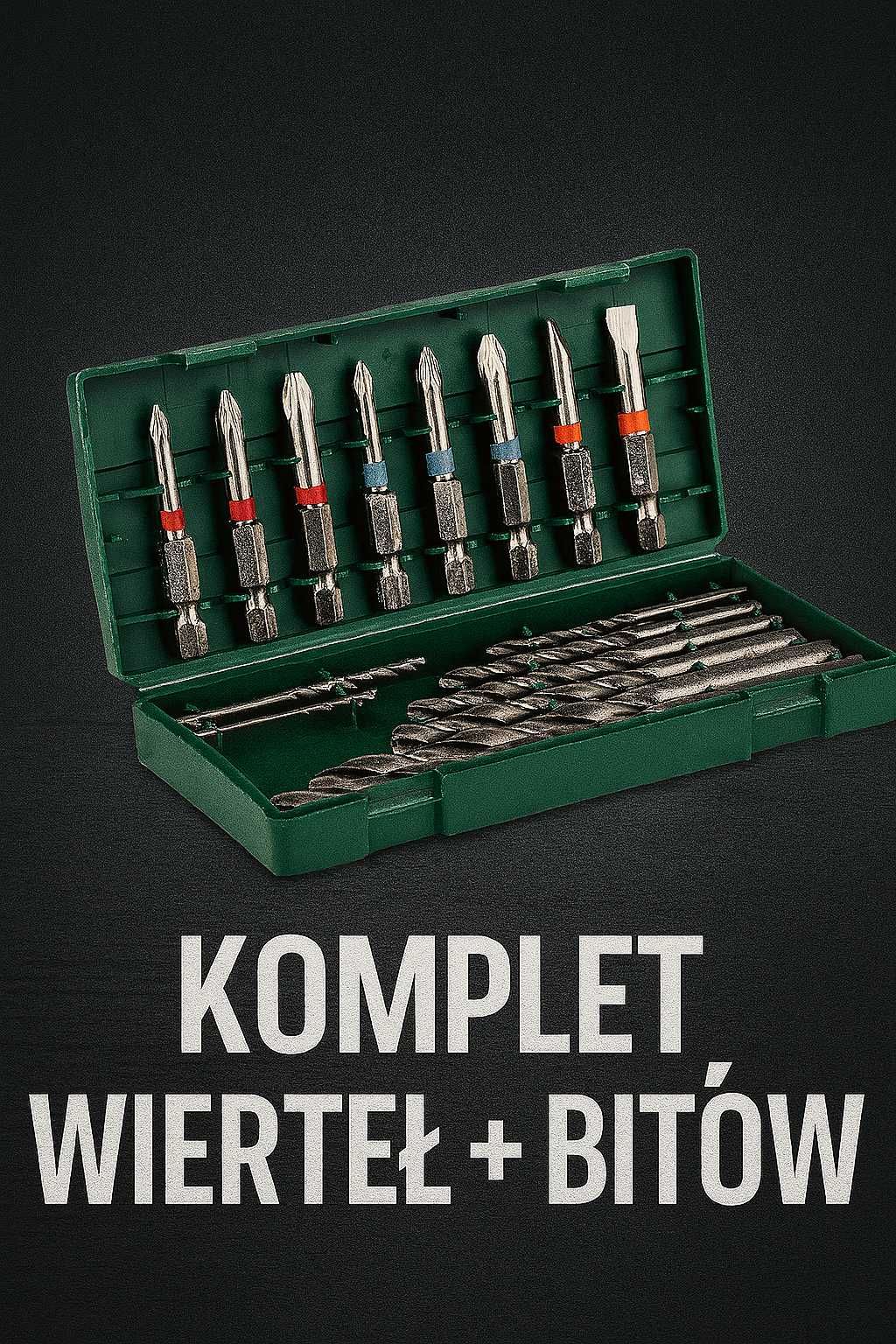 Wkrętarka PARKSIDE Akumulatorowa 20V + Bateria 2.0Ah + Wiertła ZESTAW