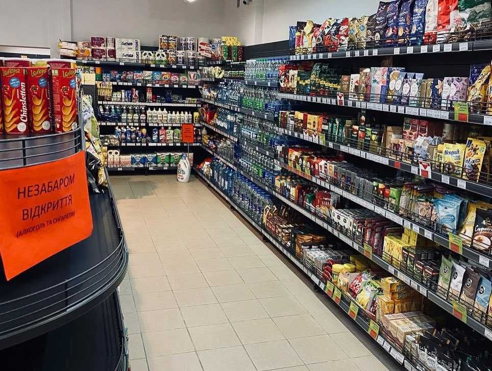 Стелажі в магазин, каси, холодильн. Стелажі в склад. Гранти на обладн.