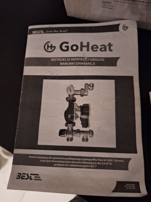 Moduł mieszający do ogrzewania podłogowego z pompą Wilo Para