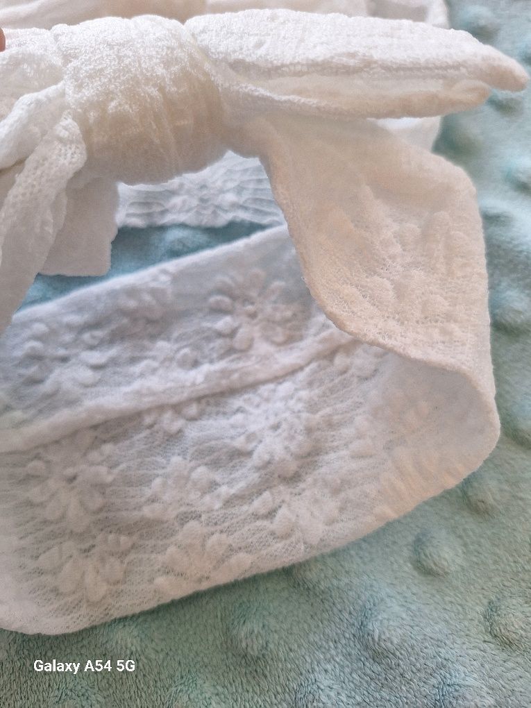 Zestaw czapka I opaska turban r.44