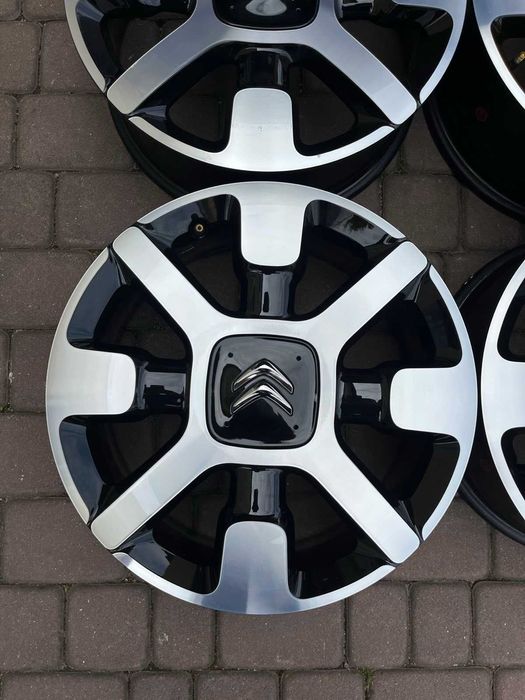 Oryginalne alufelgi Citroen OE C4 CACTUS 4x108 17 cali BICOLOR