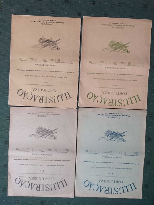 4 Revistas Ilustração Portugueza - 1904 e 1905