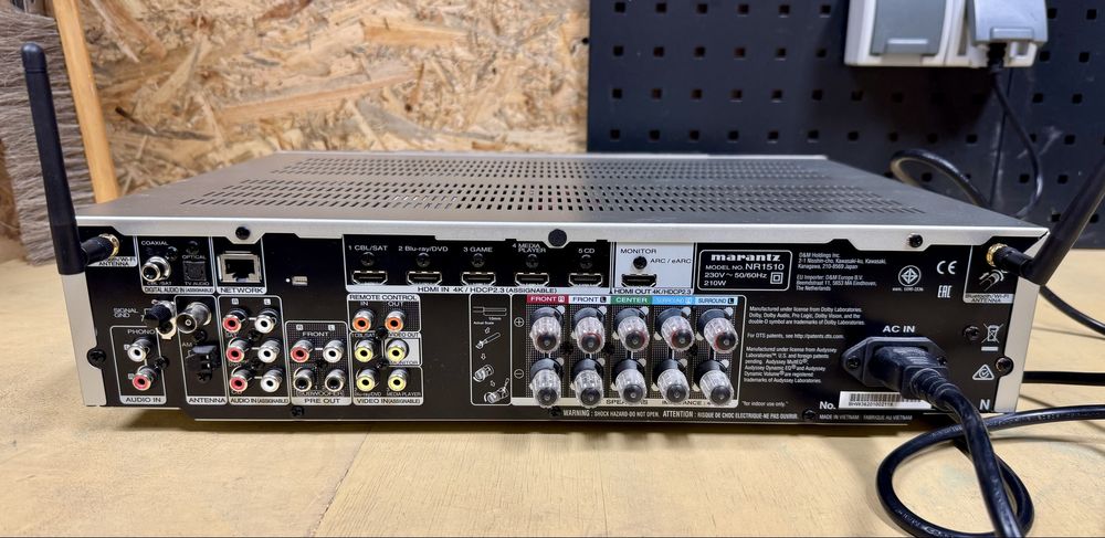 Marantz NR1510 – amplituner AV, świetny stan, 4K, Wi-Fi, Bluetooth