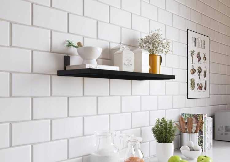 Półki czarne 80cm i 55cm NOWE
