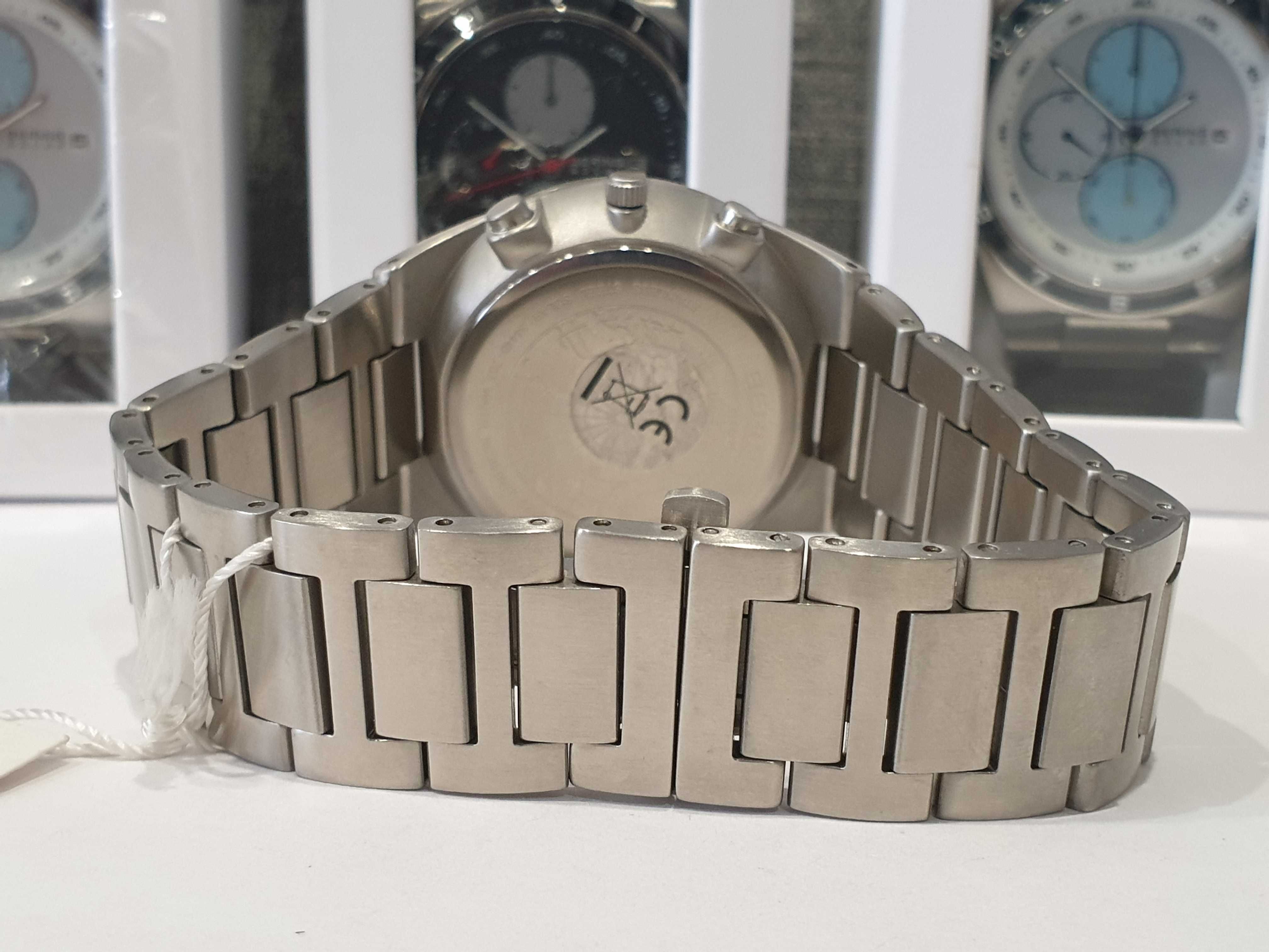 Мужские часы Bering 34440-702 Solar Sapphire Ceramic Chronograph
