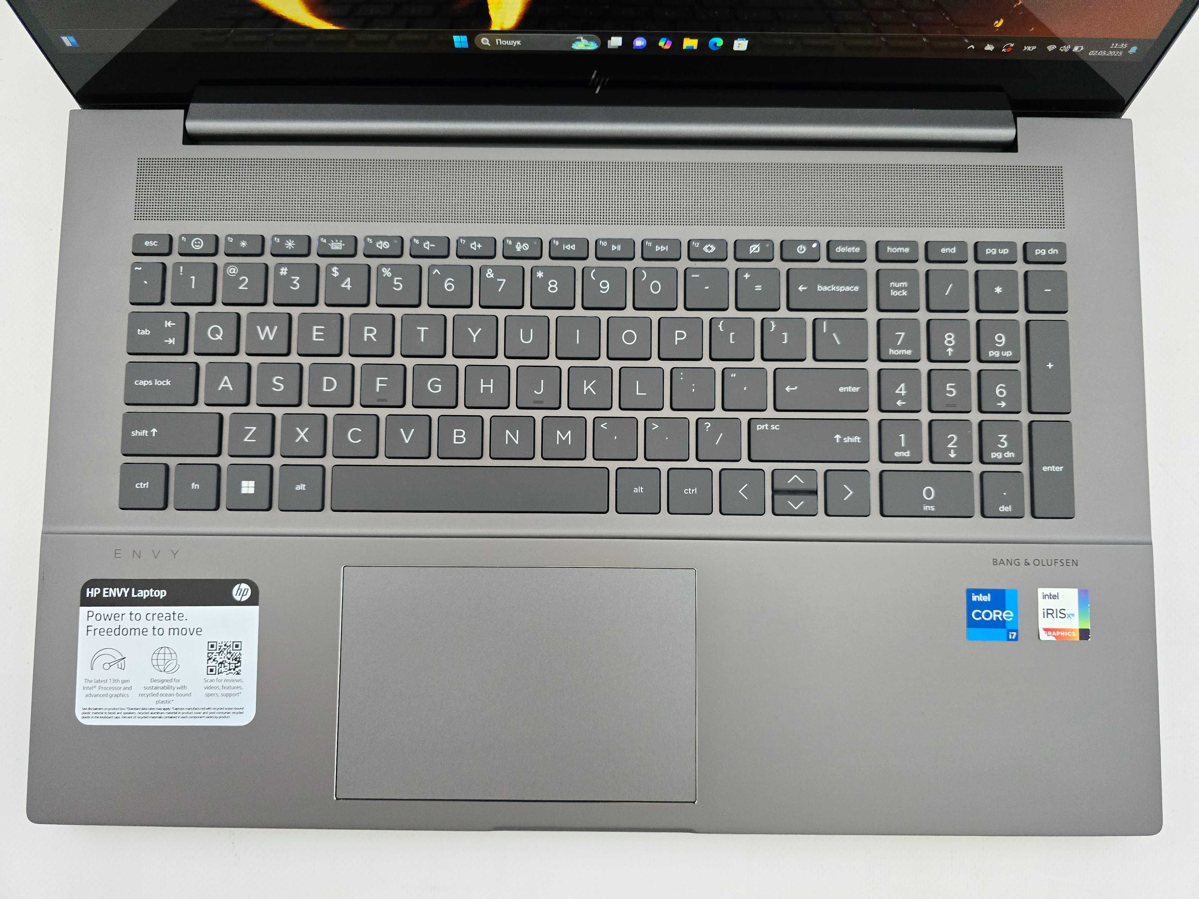 Ноутбук HP Envy 17 (2023) I7 13700H/RAM 16GB/SSD 512GB/WIN 11