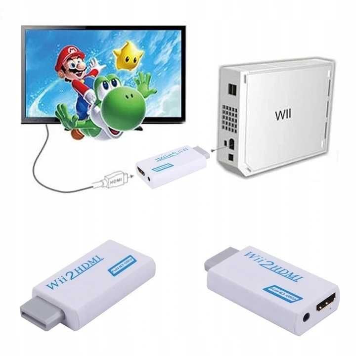 Konwerter HDMI do konsoli Wii + Kabel HDMI * Video-Play Wejherowo