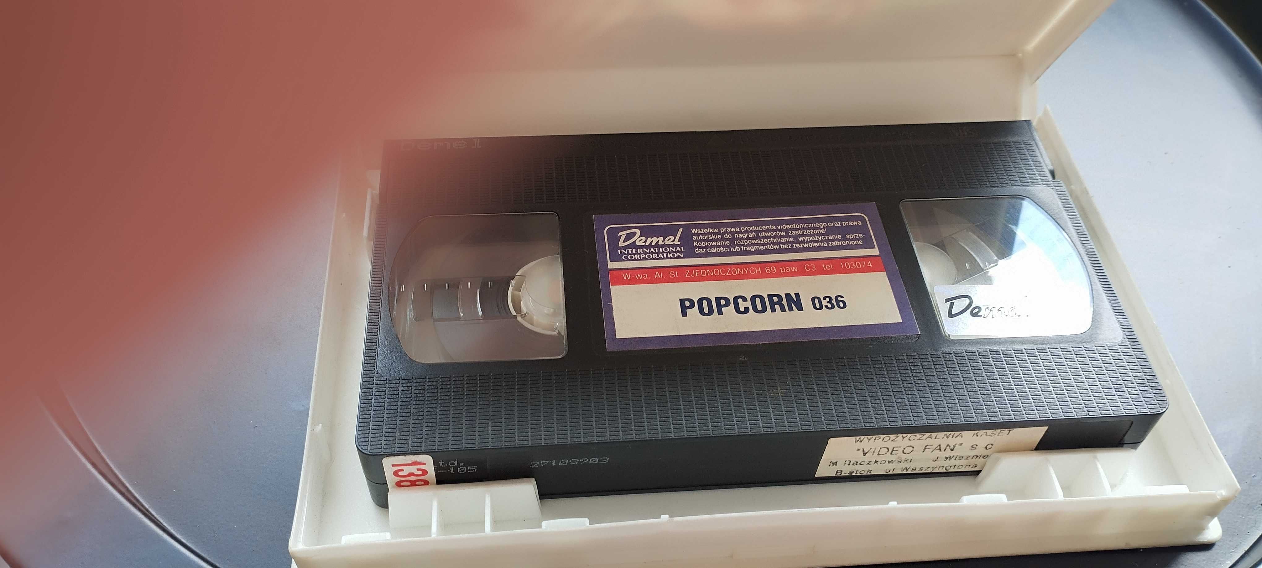 Kaseta VHS Popcorn – Demel Home Video (1992)