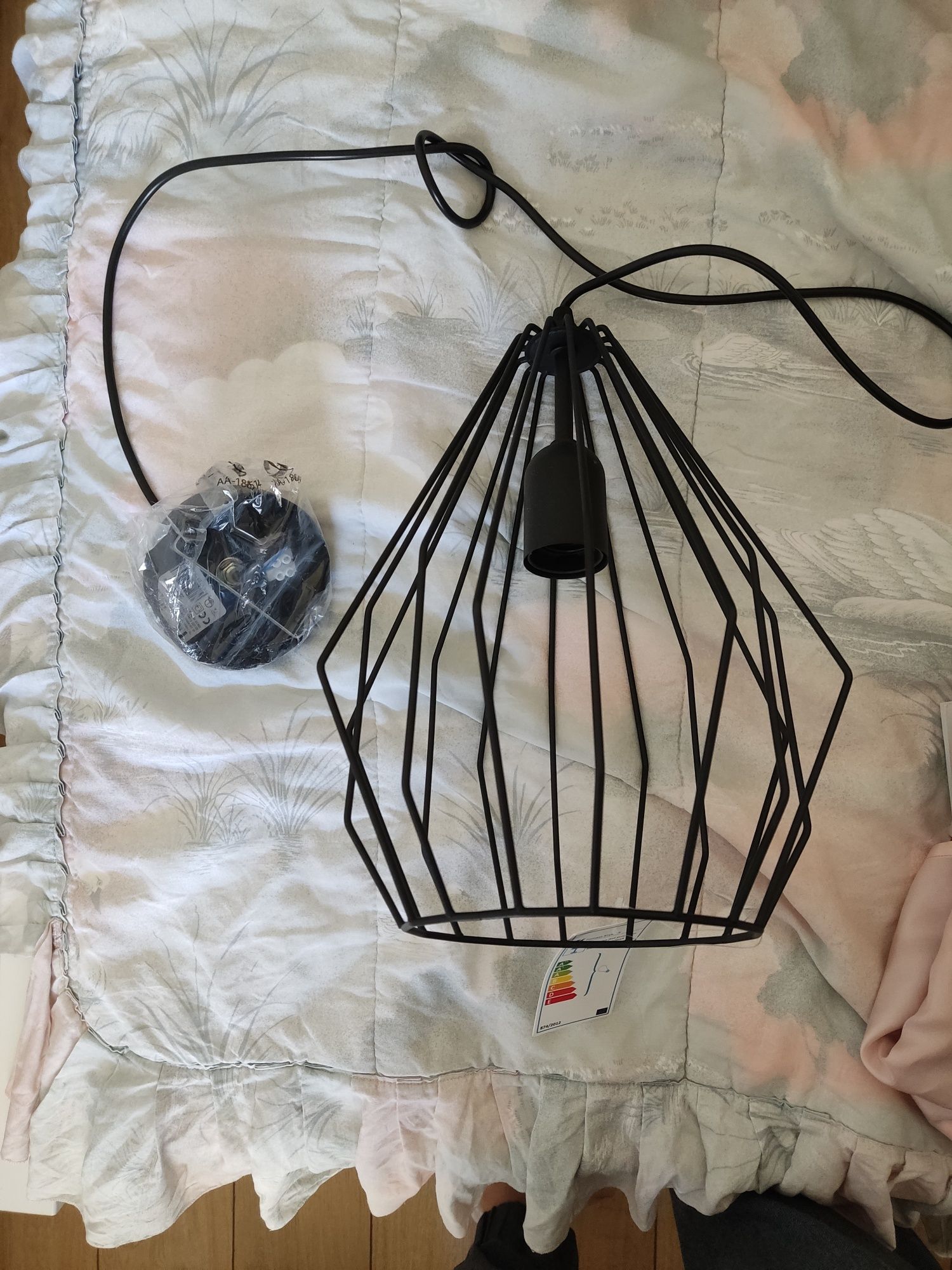 Lampa wisząca czarna