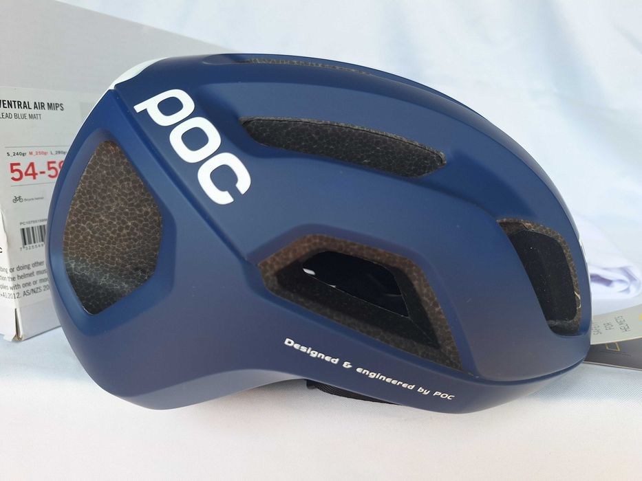 Kask rowerowy szosowy Poc Ventral Air Mips Lead Blue Matt M 54-59cm