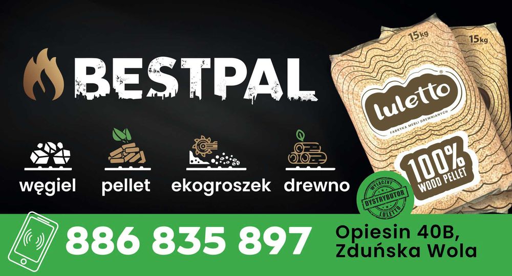 PELLET Luletto najwyższa jakość 100% sosna 100% pozytywnych opinii