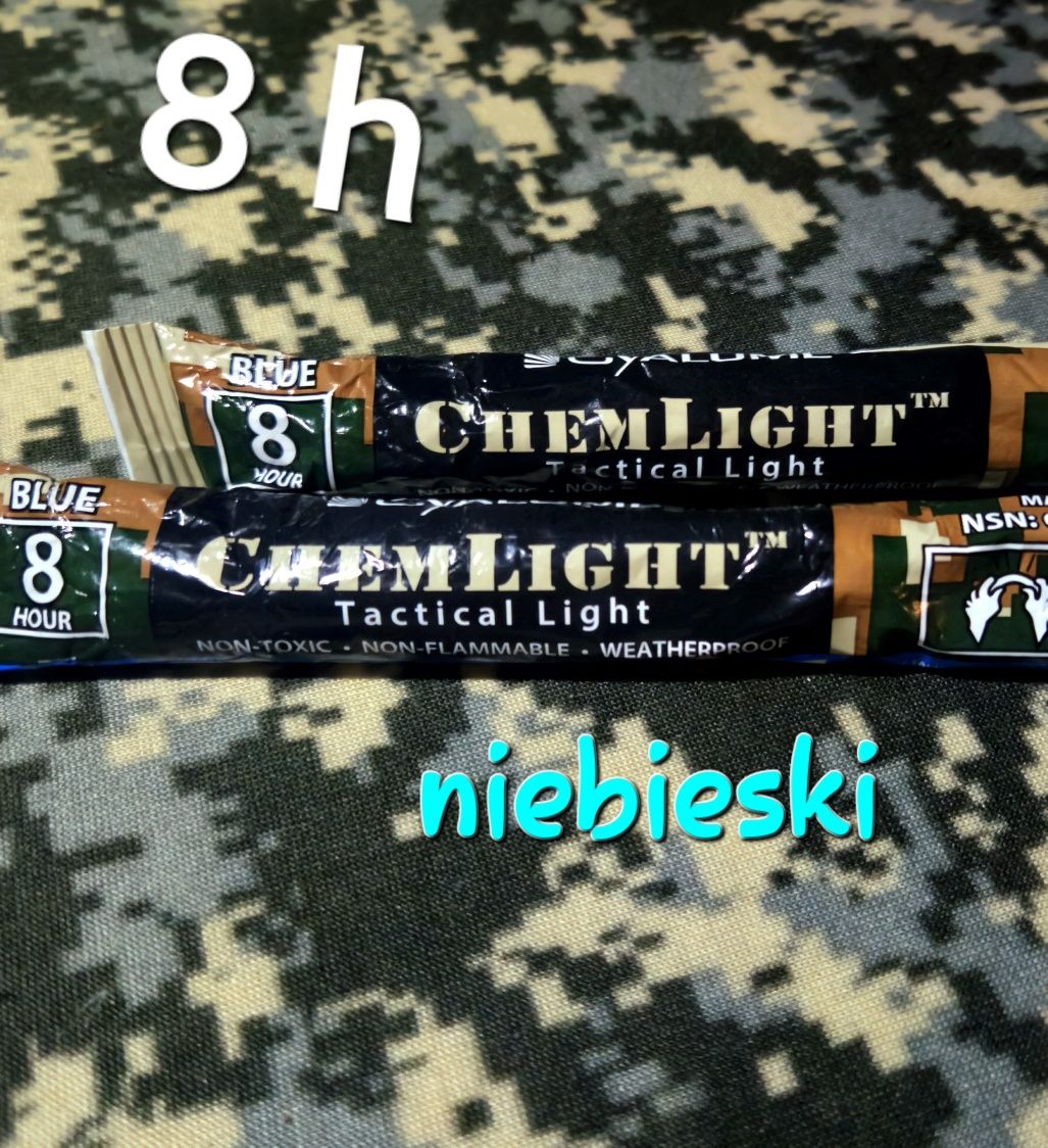 1+1 gratis -Światło chemiczne Cyalume ChemLight o średnicy 15 cm- 5 ko