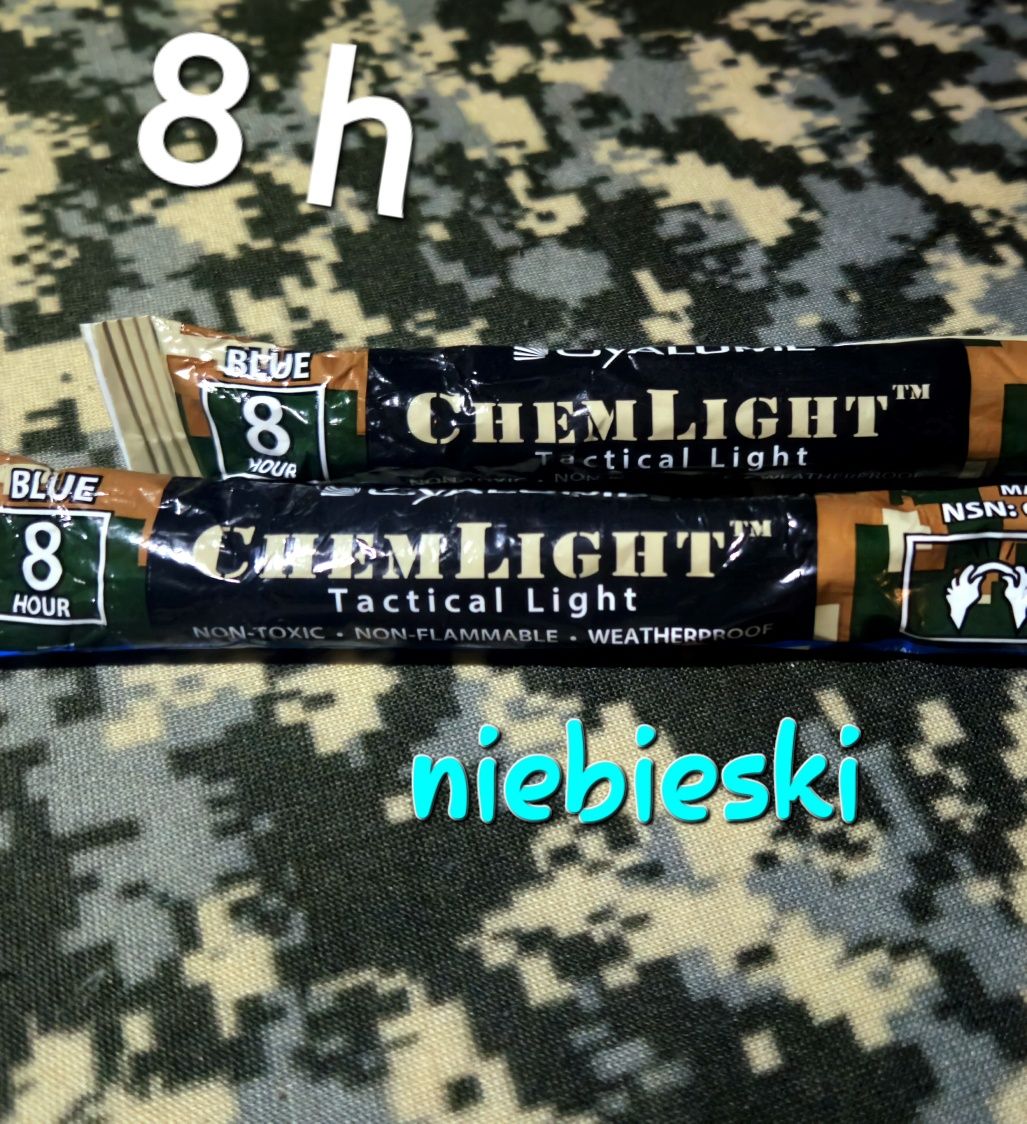 Światło chemiczne Cyalume ChemLight o średnicy 15 cm- 5 kolorów