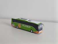 autobus  podmiejski turystyczny Setra S516 Flixbus Model kartonowy cię