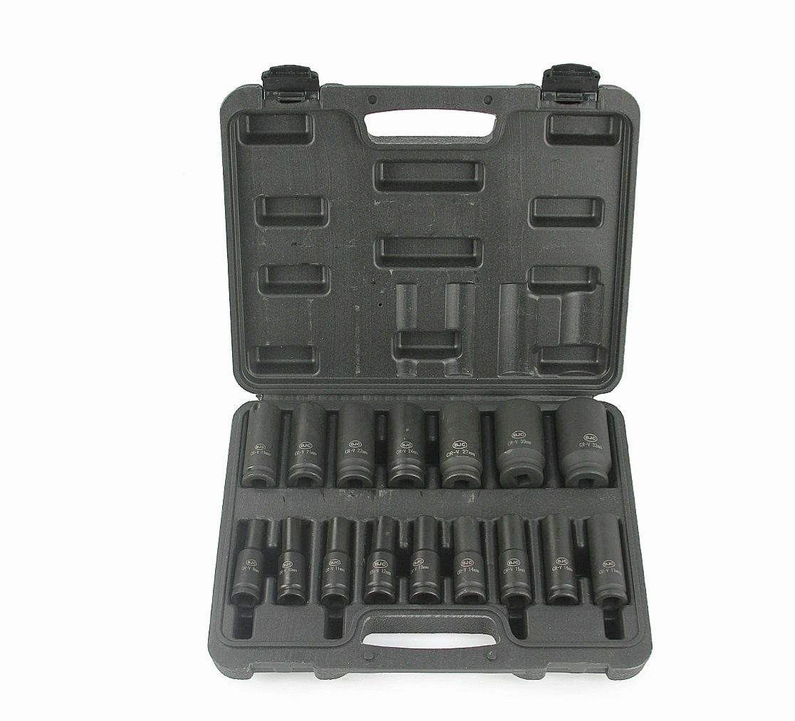 Nasadki udarowe 1/2" 8-32mm BJC zestaw nasadek