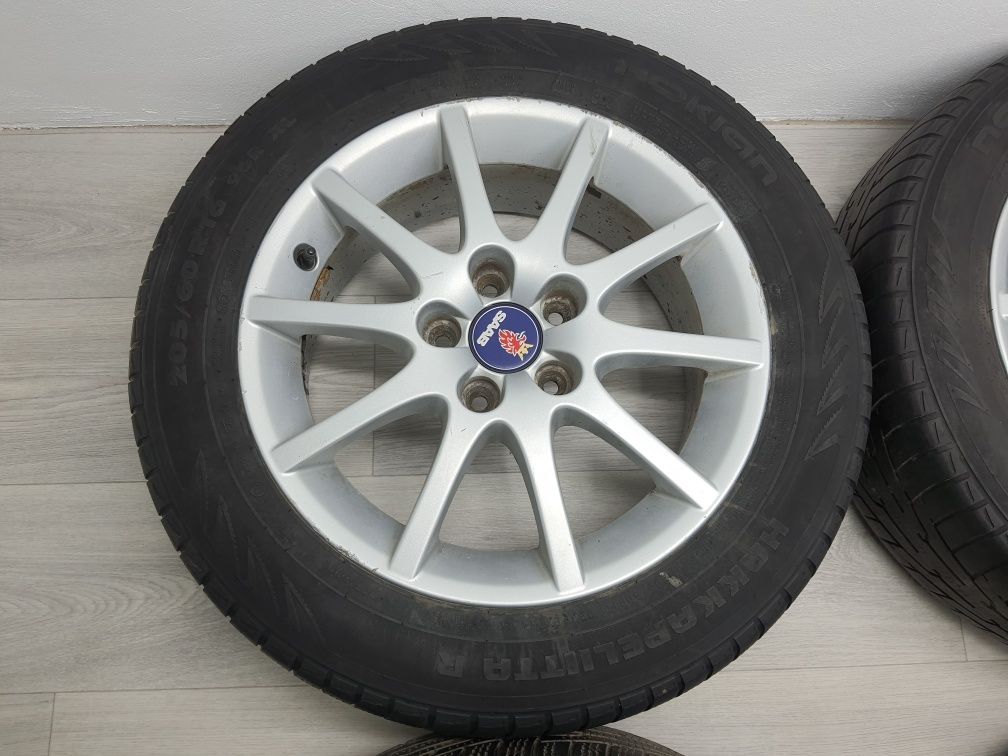 Диски р16 5/110 Saab,Opel,Alfa Romeo,Chevrolet з гумою Nokian 205/60