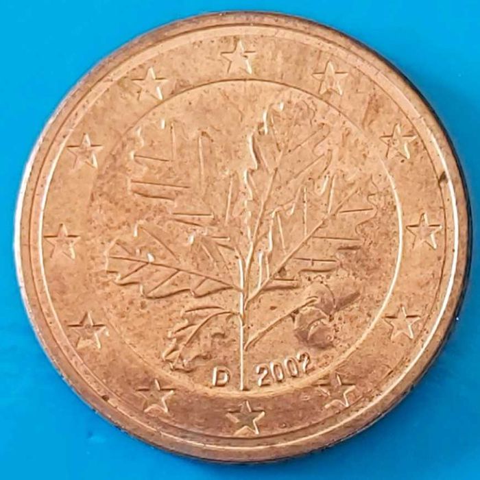 5 Cêntimos de 2002 * D * da Alemanha